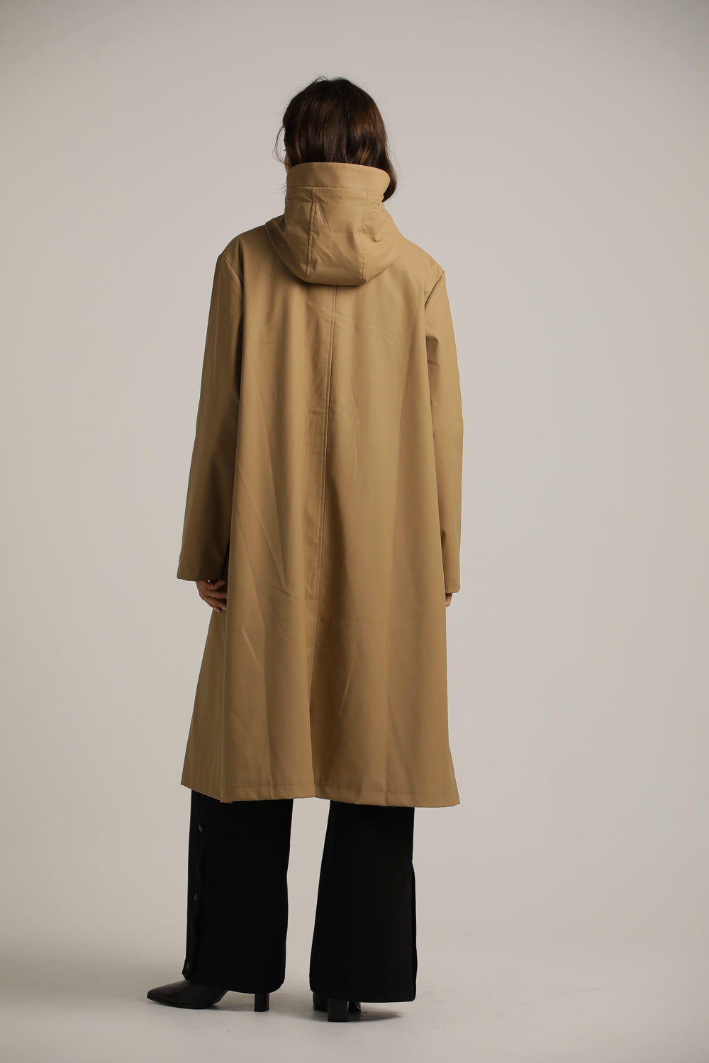 Long Raincoat In Polyester