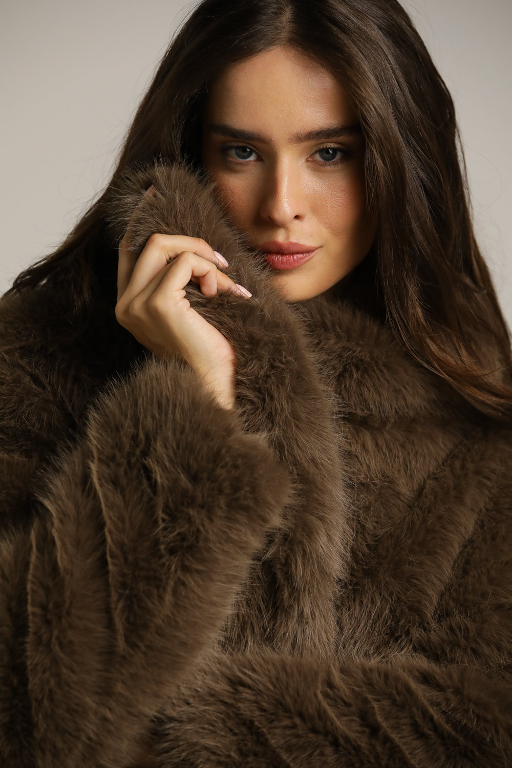 Short Faux-Fur Coat