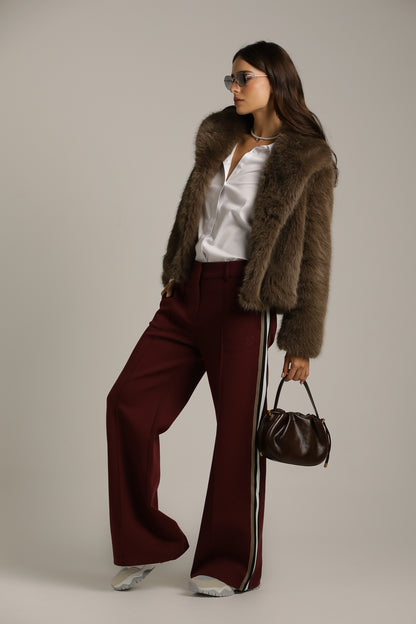Short Faux-Fur Coat