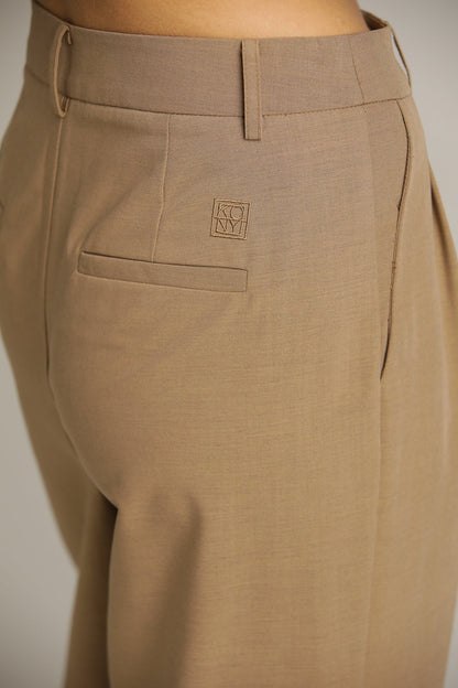 Wide Leg Tailored Pants