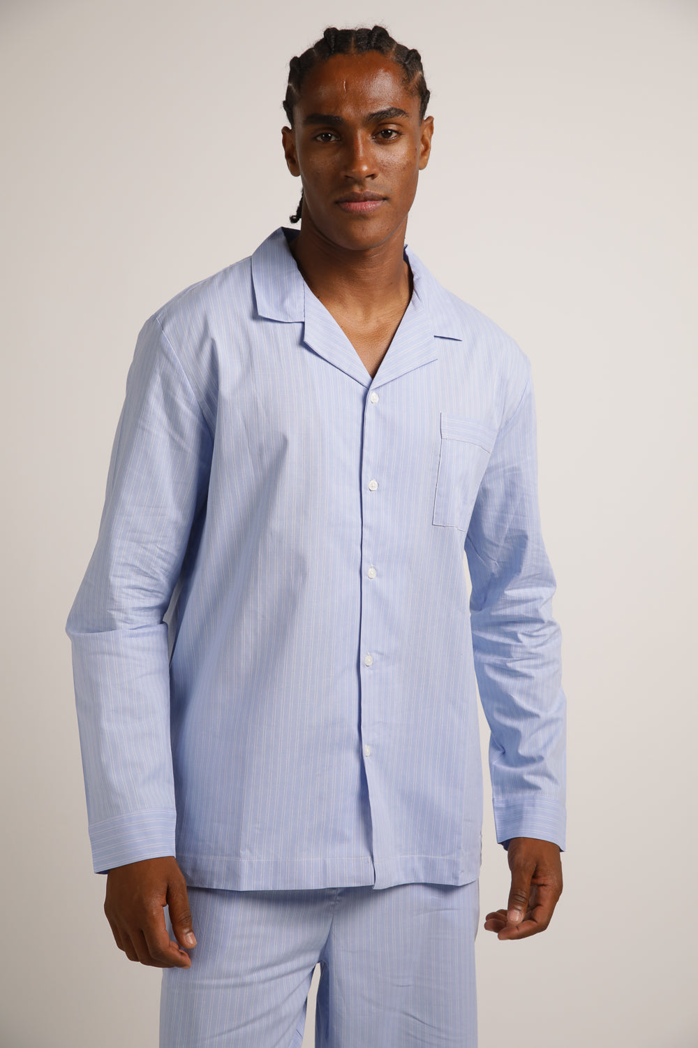 Poplin Long Pajama Set