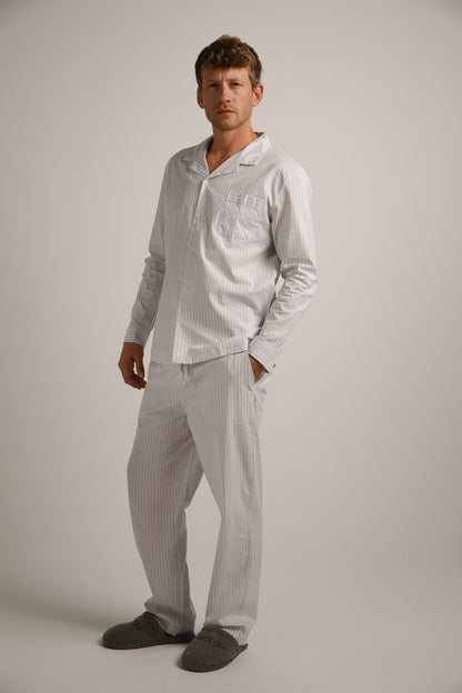Poplin Long Pajama Set
