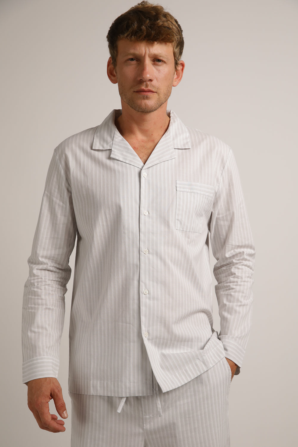 Poplin Long Pajama Set