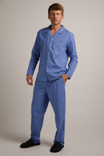 Poplin Long Pajama Set