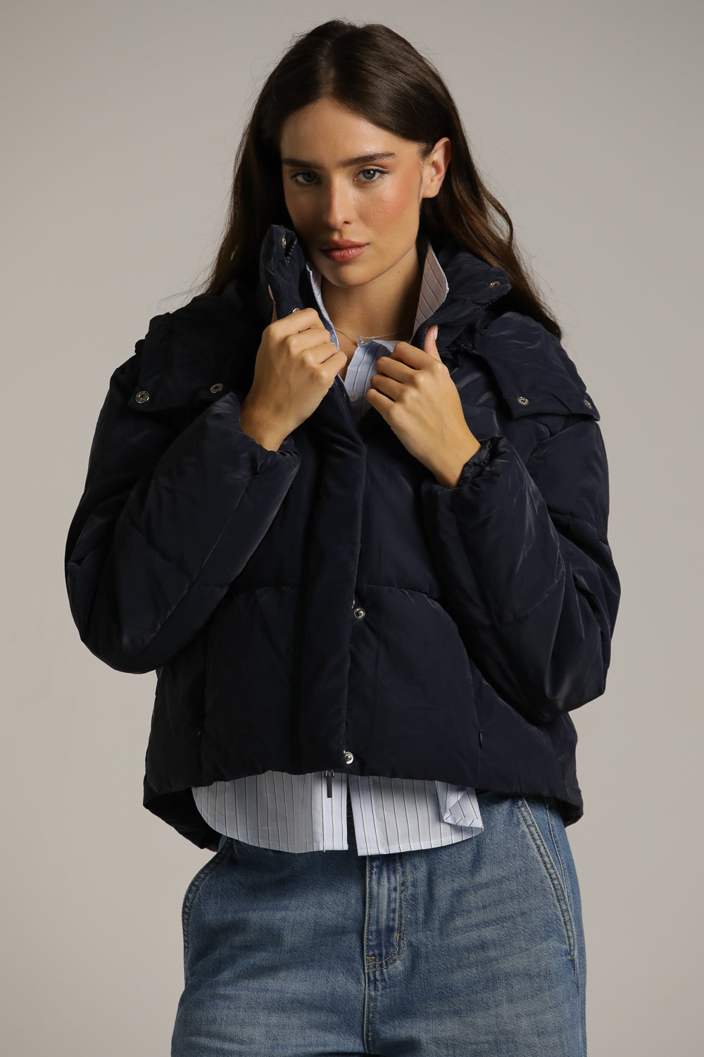 Cropped Puffer Jacket
