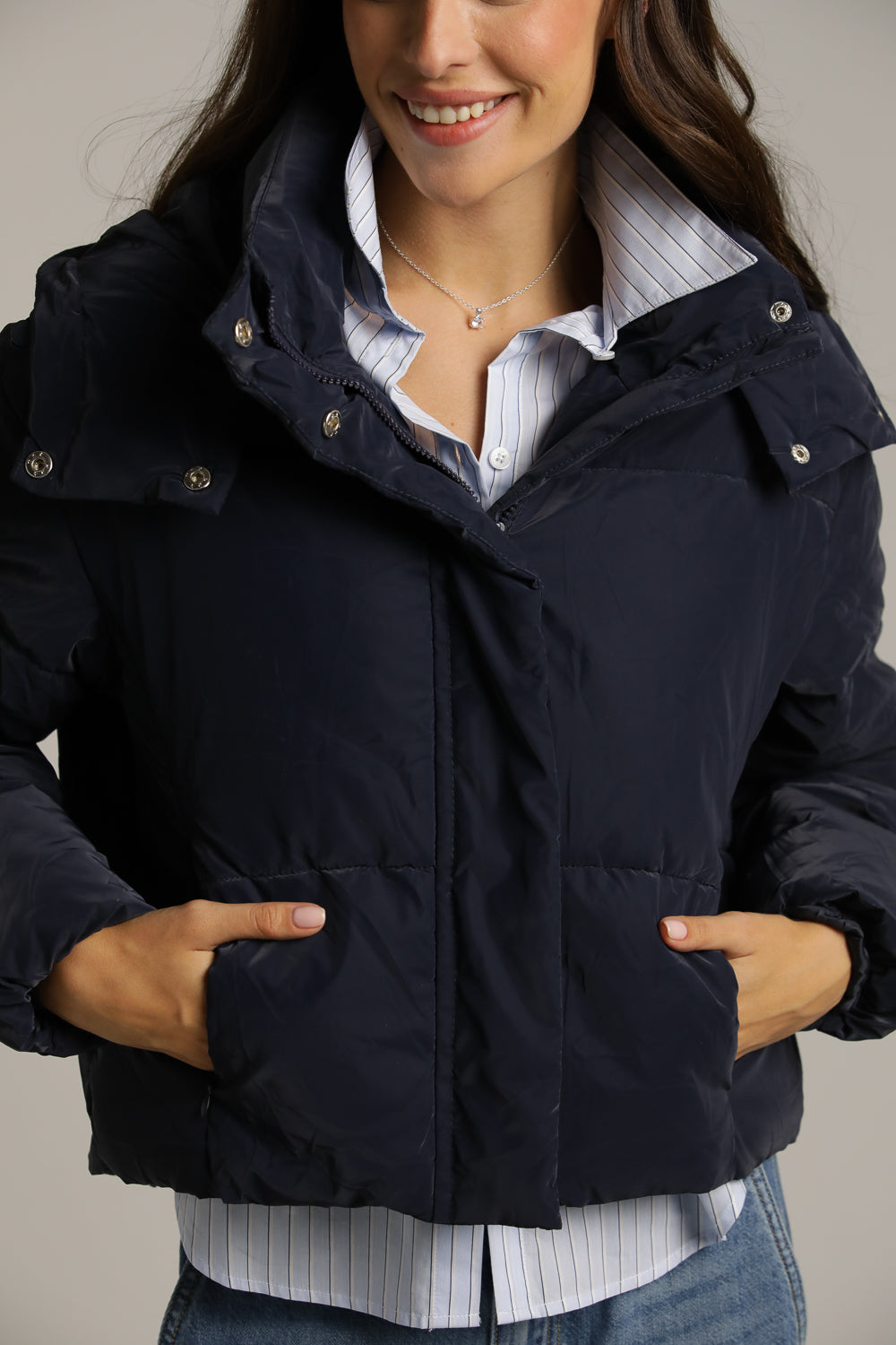 Cropped Puffer Jacket