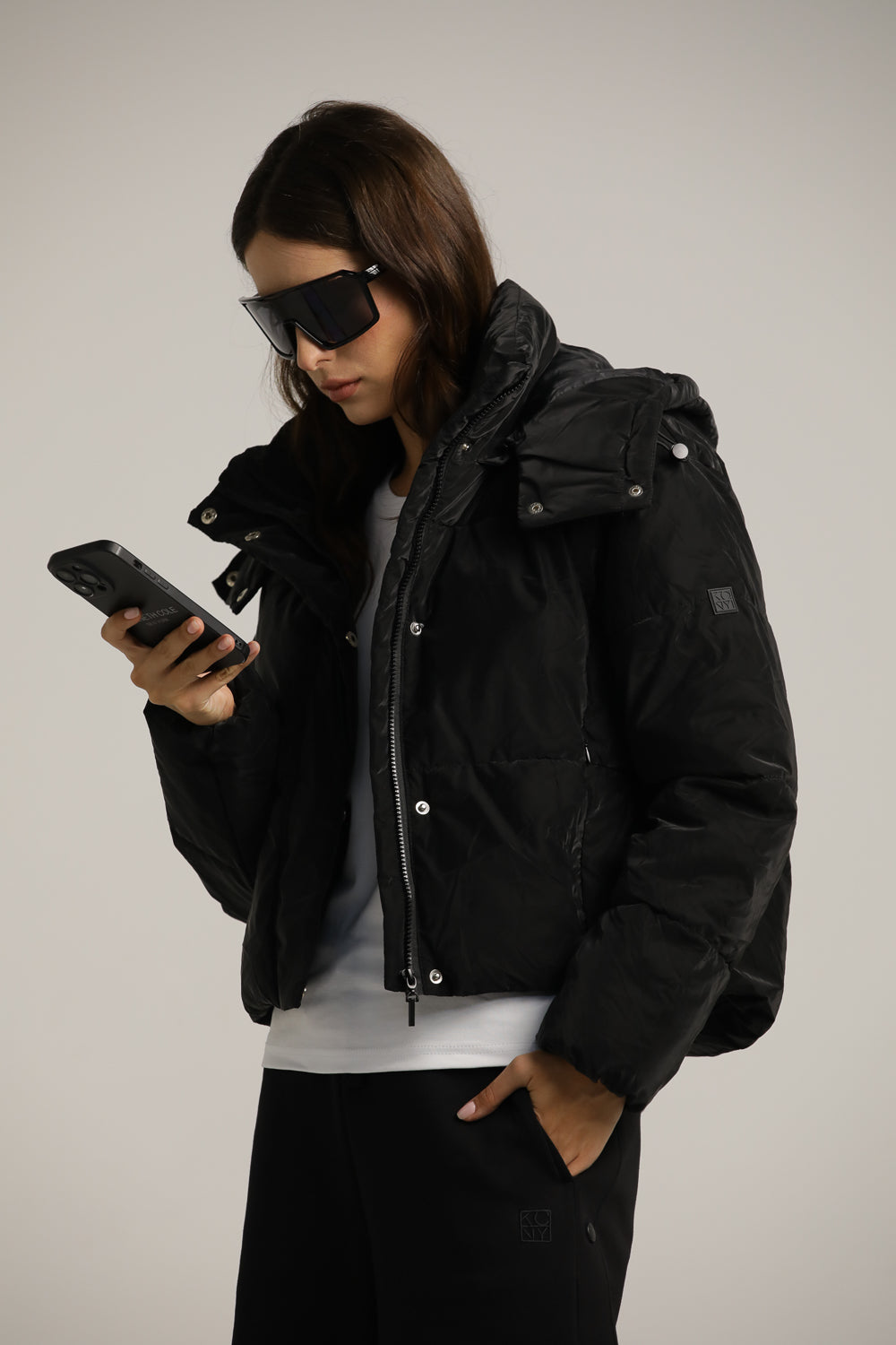 Cropped Puffer Jacket