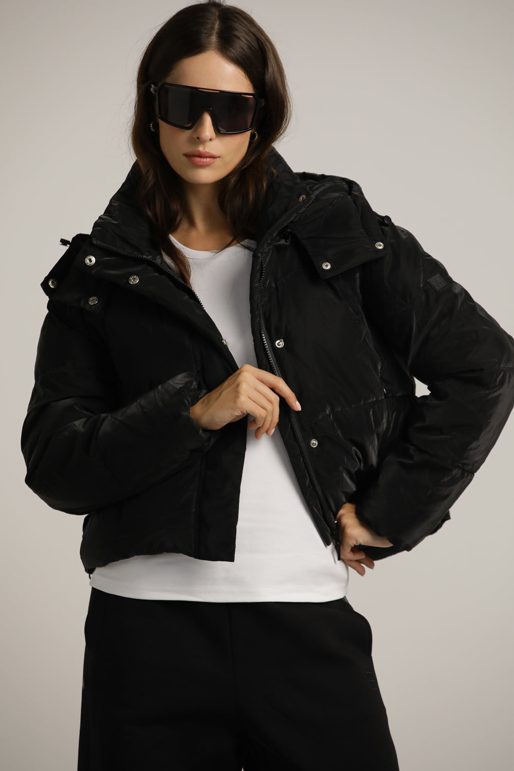 Cropped Puffer Jacket
