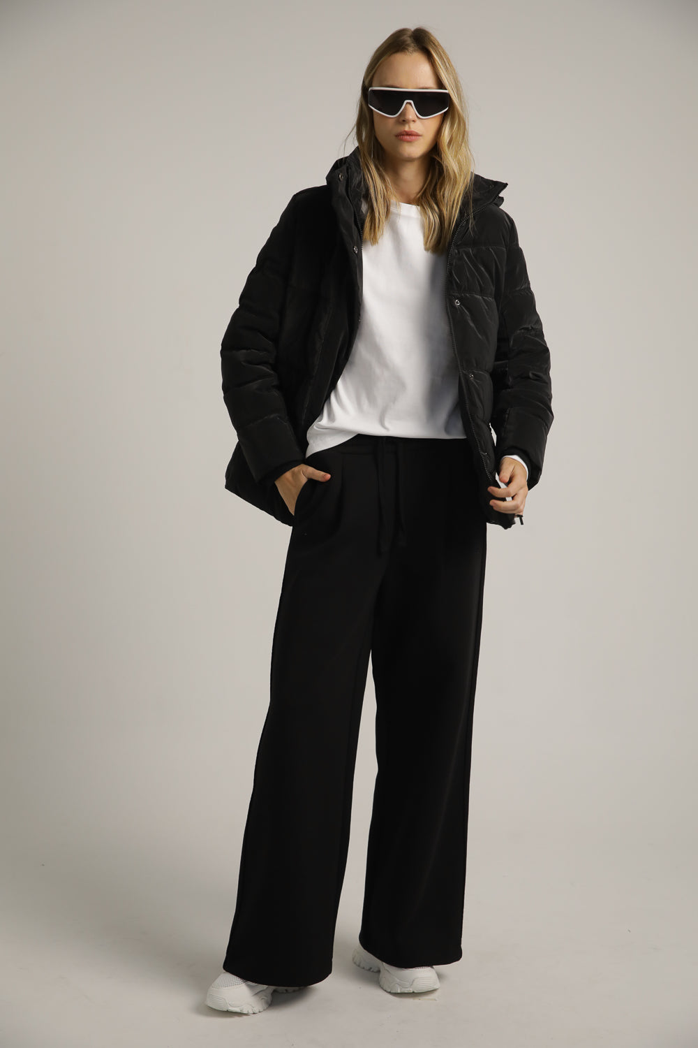 Belted Puffer Coat
