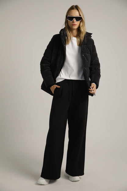 Belted Puffer Coat