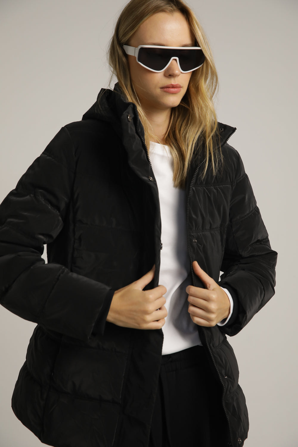 Belted Puffer Coat