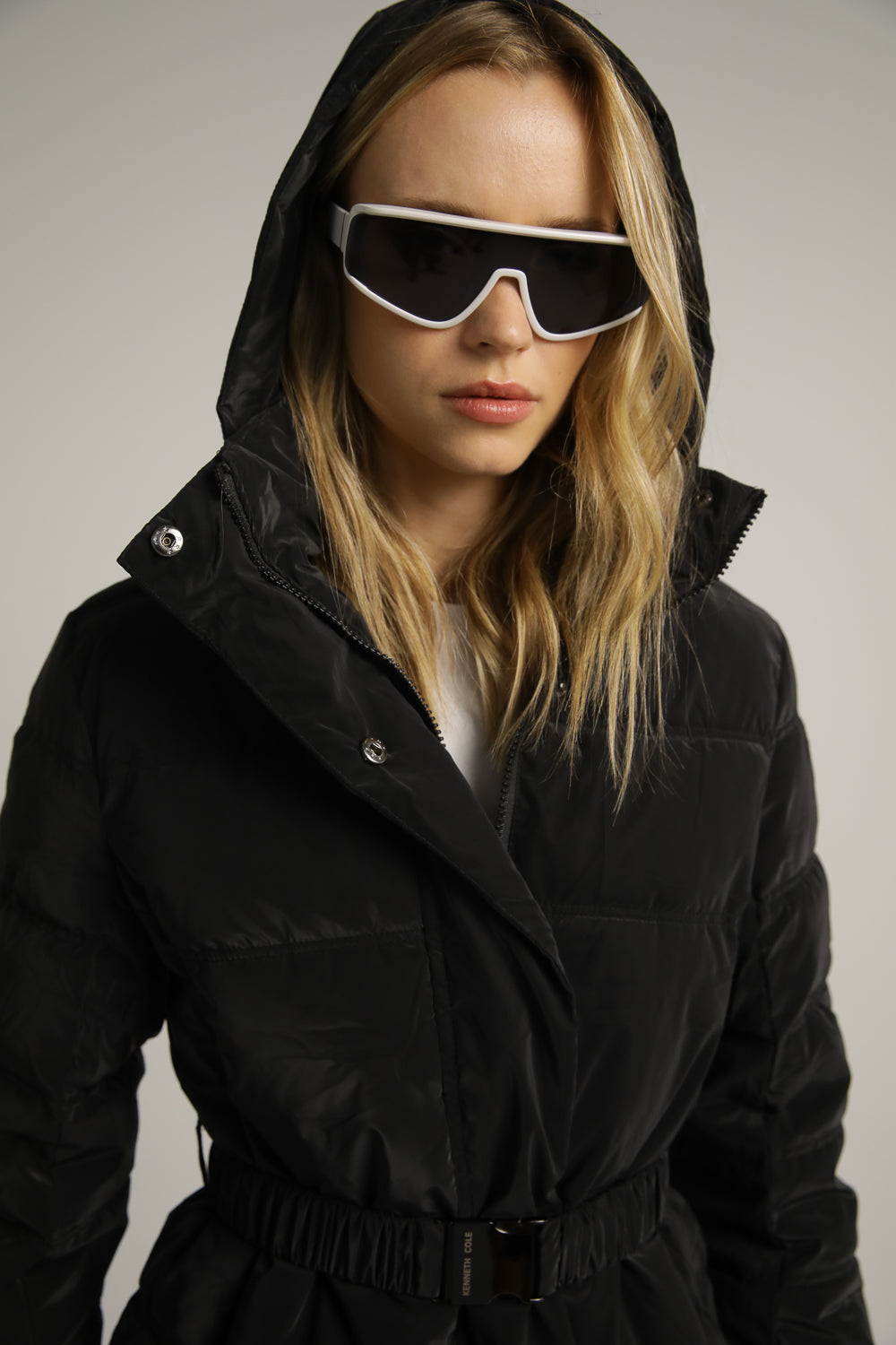 Belted Puffer Coat