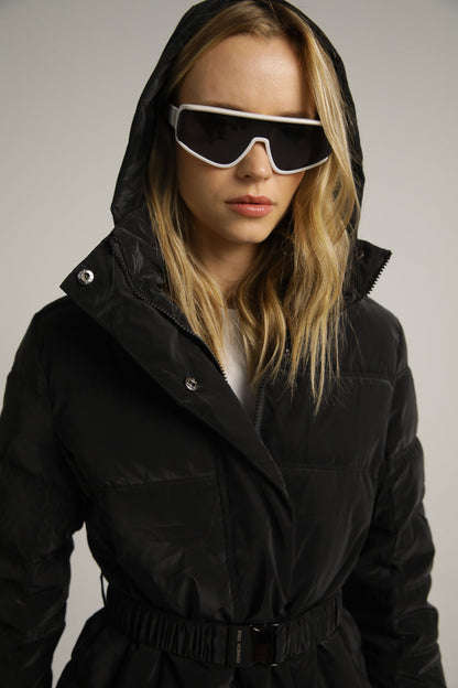 Belted Puffer Coat