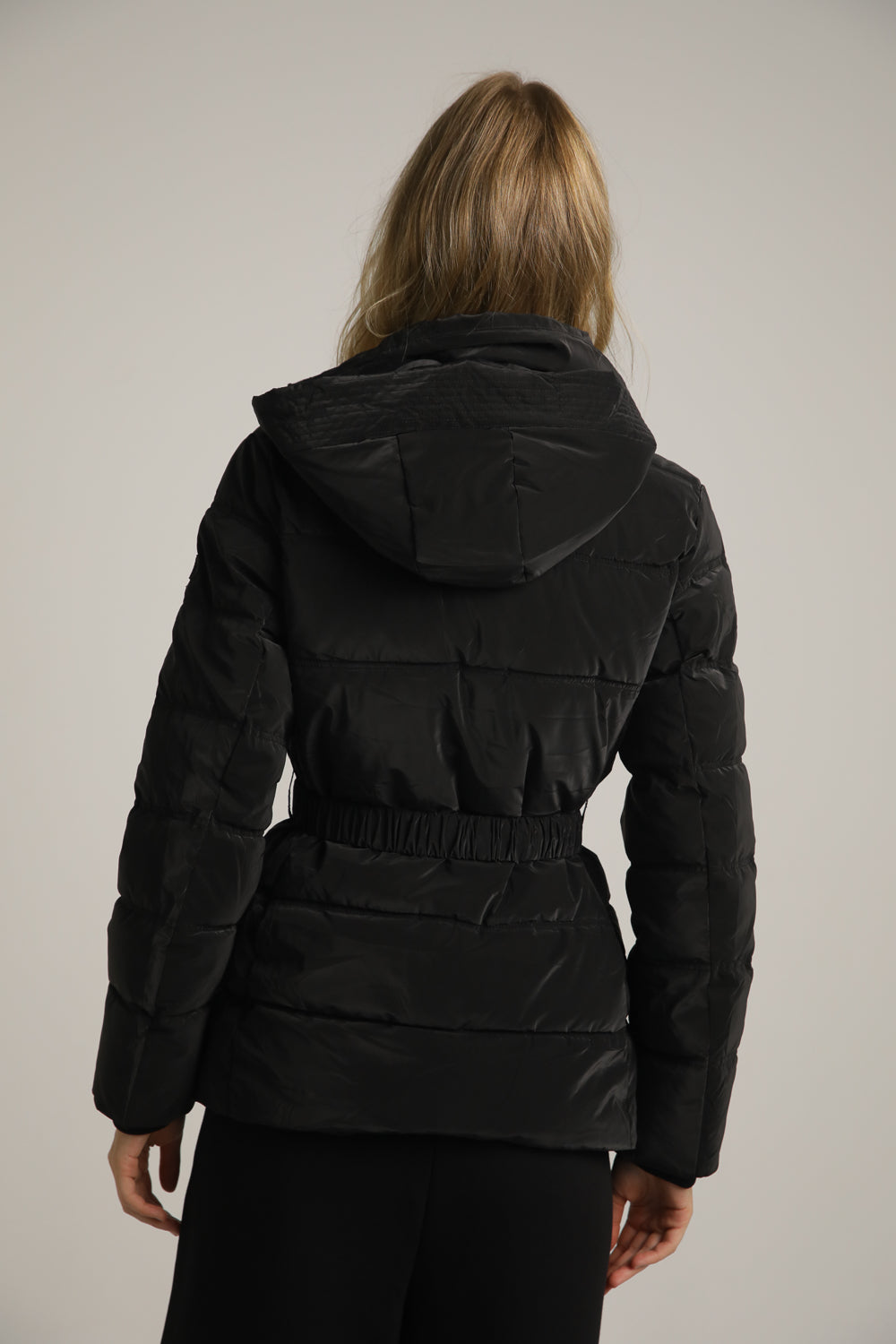 Belted Puffer Coat