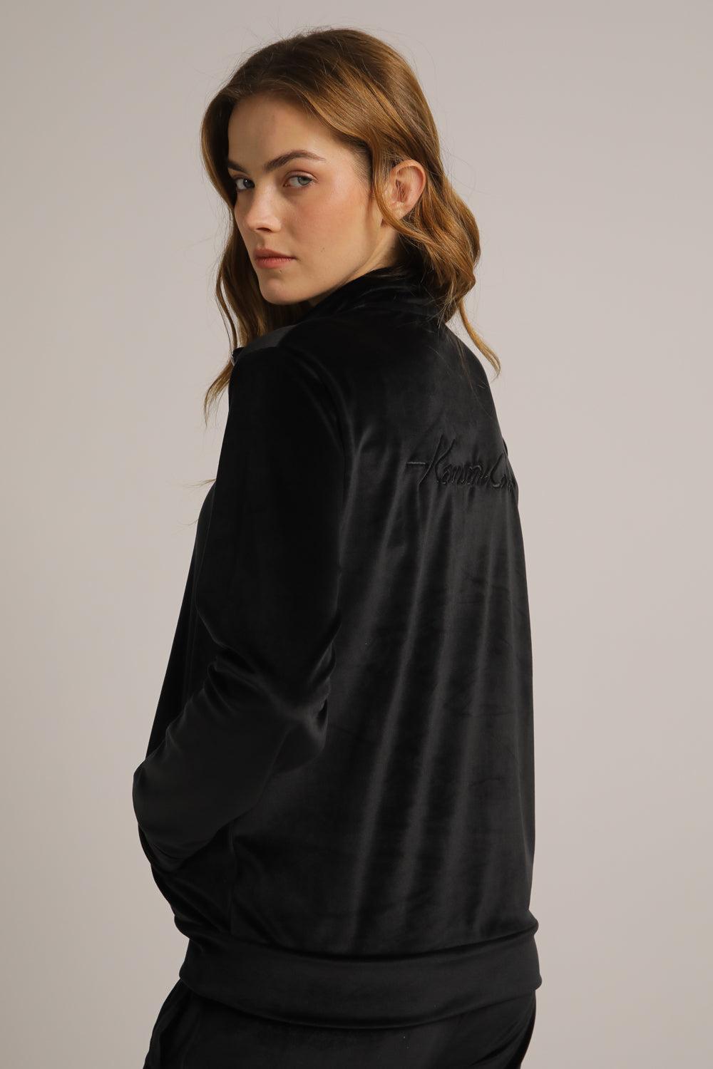 Velvet Zipped Jacket