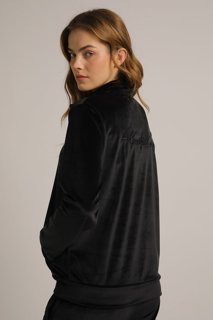 Velvet Zipped Jacket