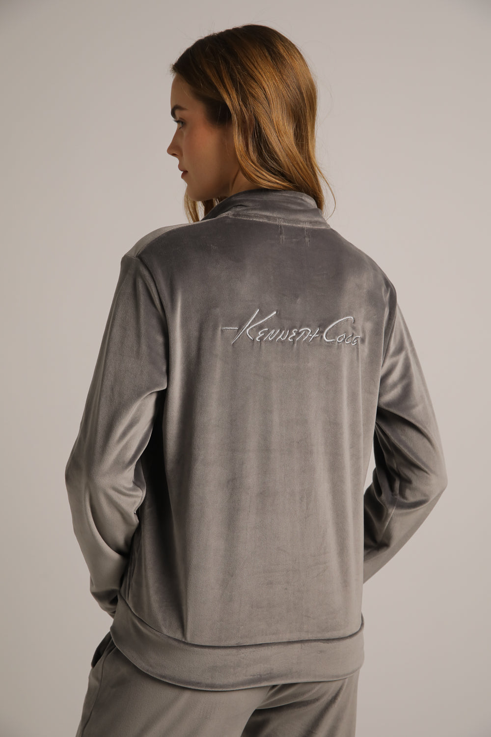 Velvet Zipped Jacket