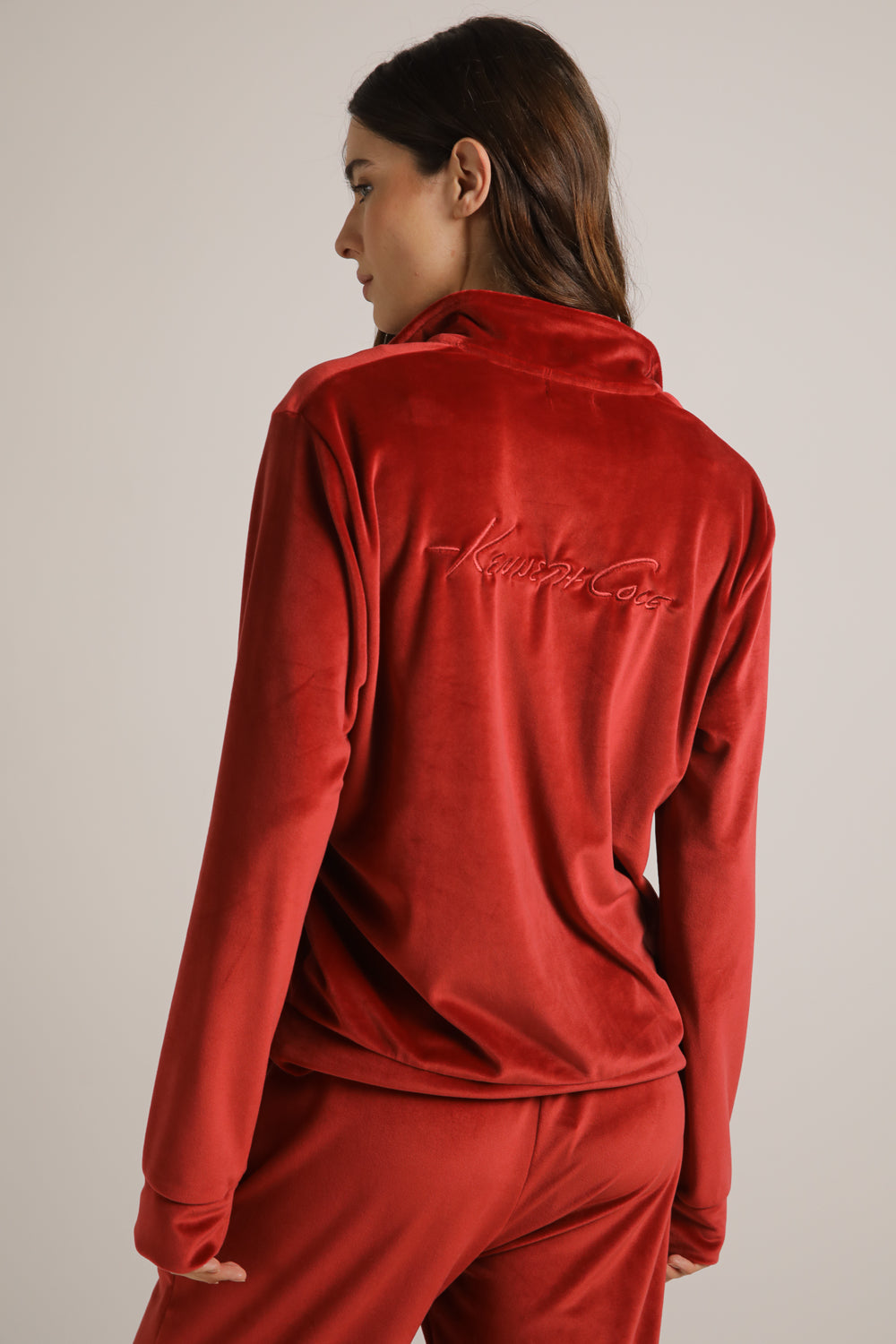 Velvet Zipped Jacket