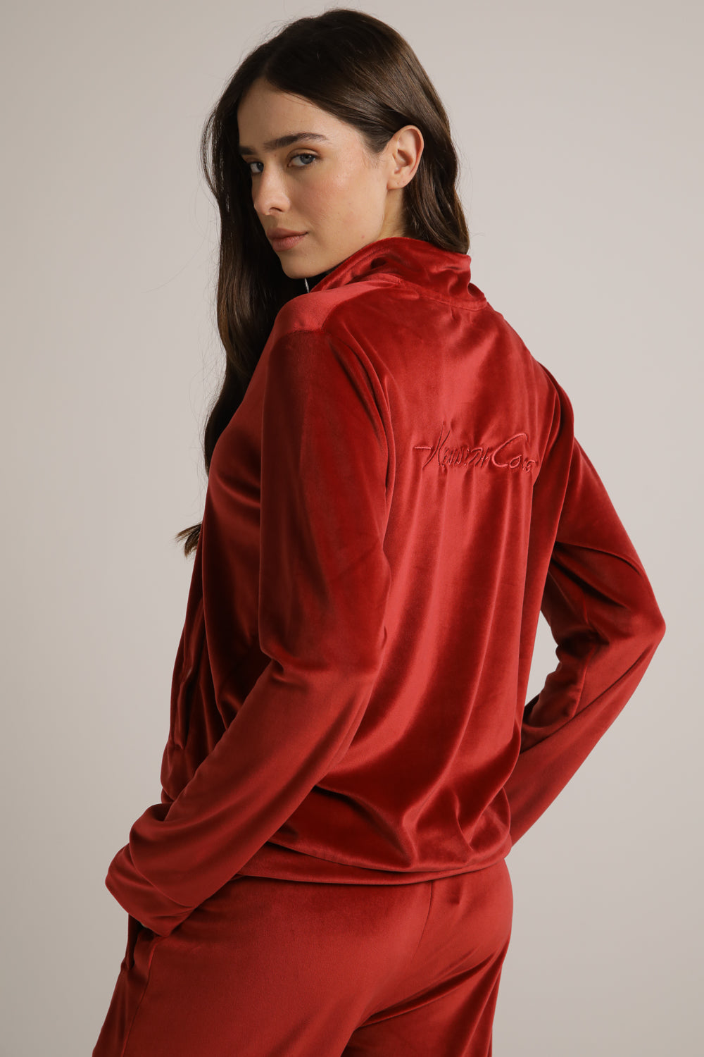 Velvet Zipped Jacket