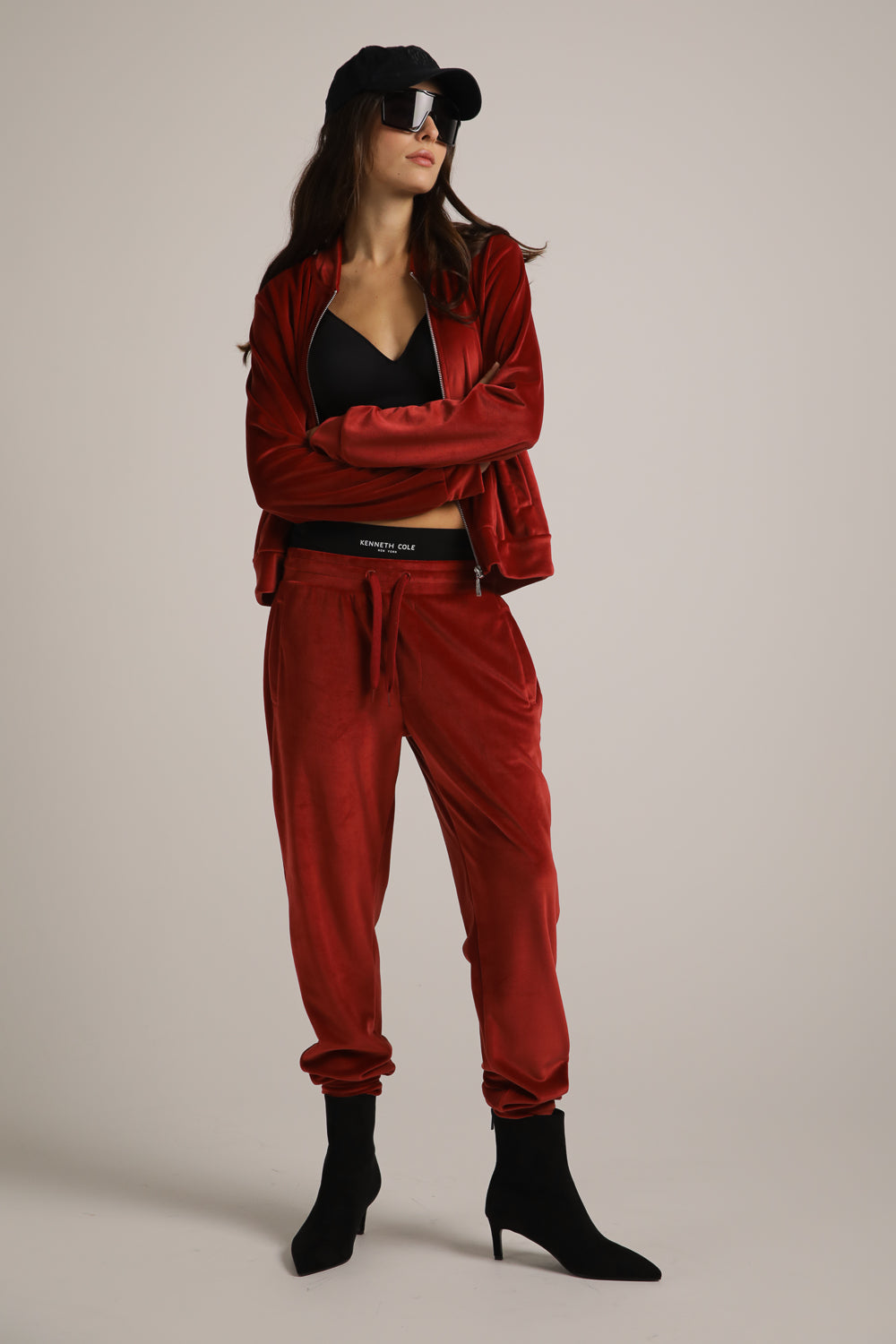 Velvet Zipped Blouson