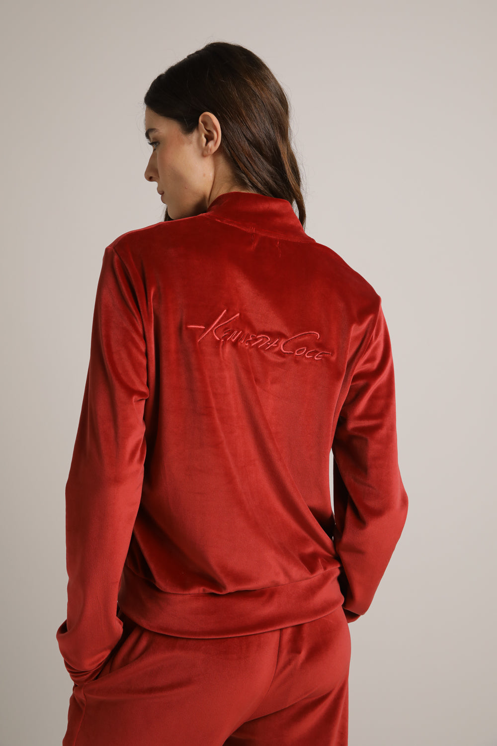 Velvet Zipped Blouson