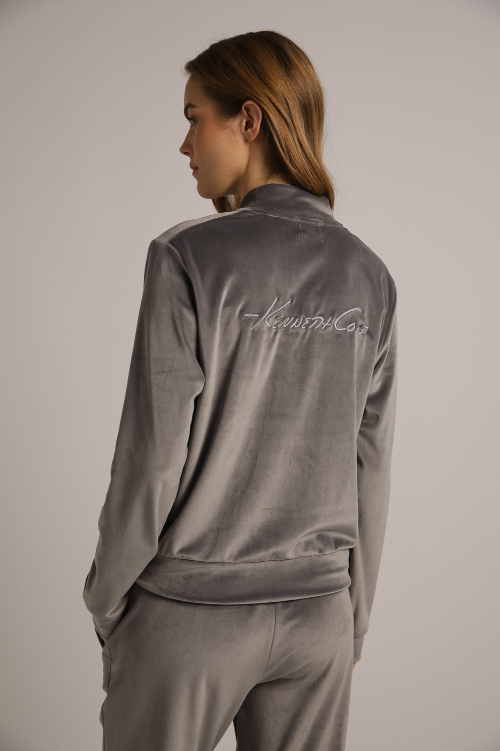 Velvet Zipped Blouson