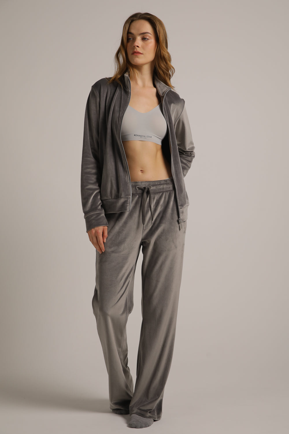 Velvet Bootcut Pants