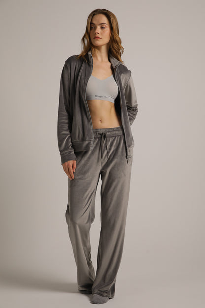 Velvet Bootcut Pants