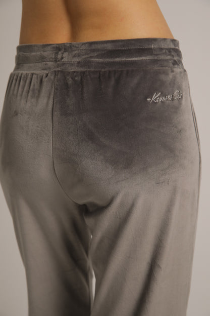 Velvet Bootcut Pants