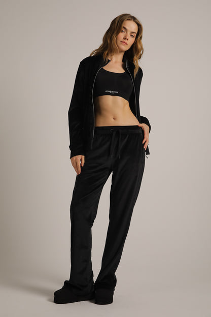 Velvet Bootcut Pants