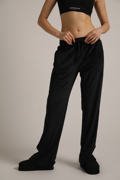 Velvet Bootcut Pants