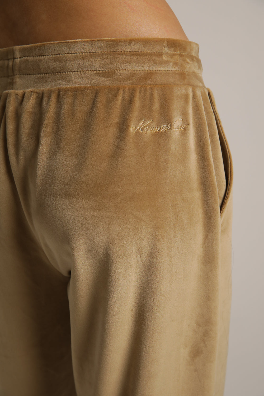 Velvet Straight Pants