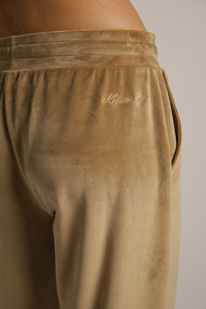 Velvet Straight Pants