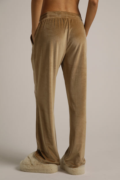 Velvet Straight Pants