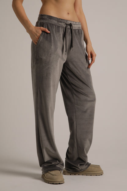 Velvet Straight Pants