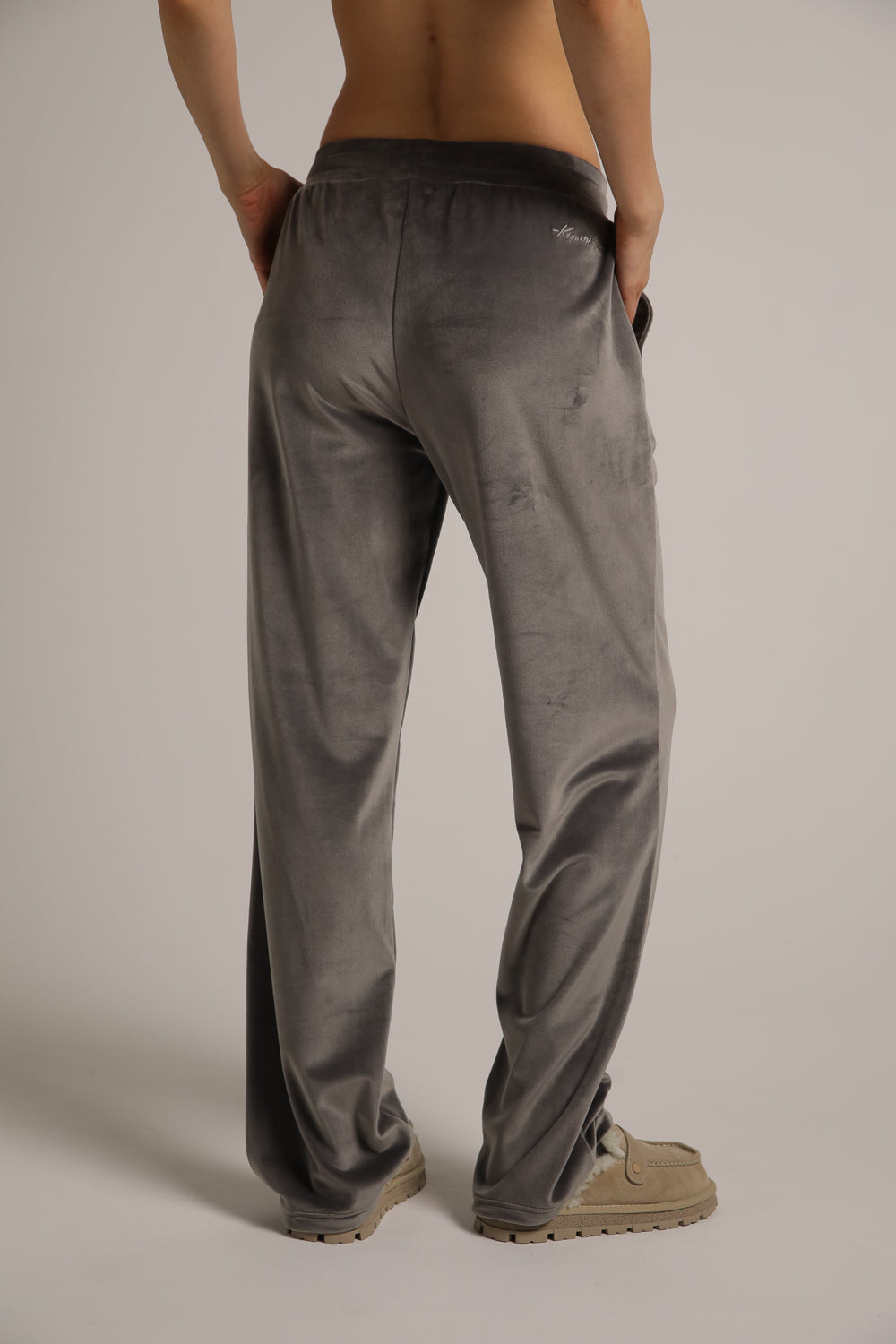 Velvet Straight Pants