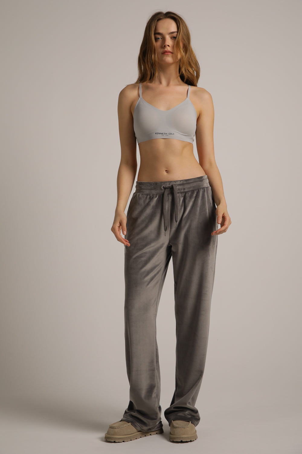 Velvet Straight Pants
