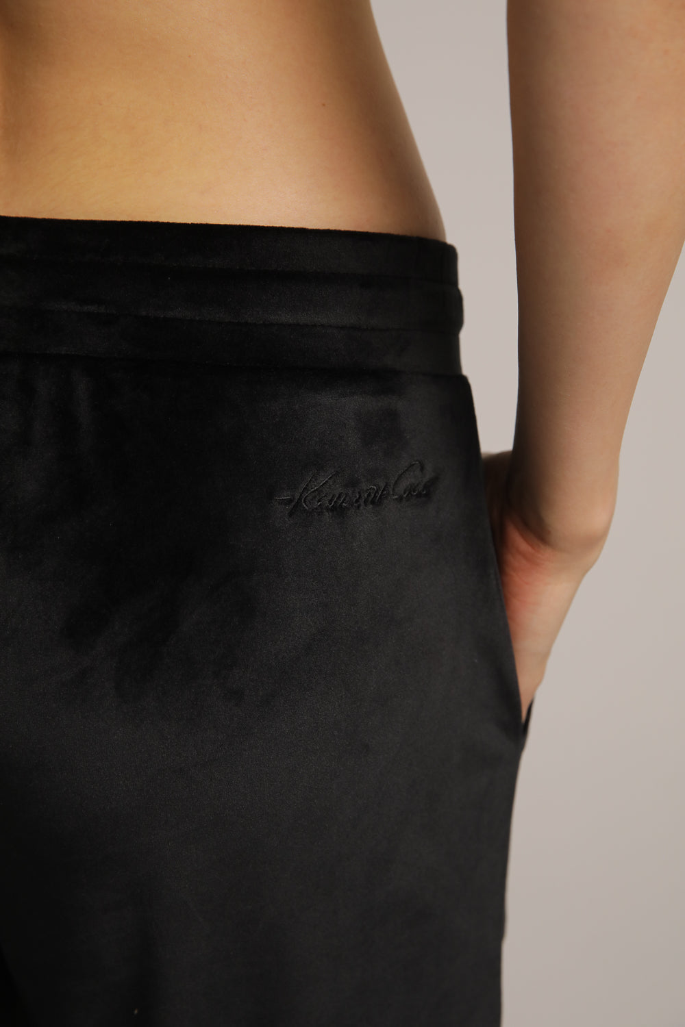 Velvet Straight Pants