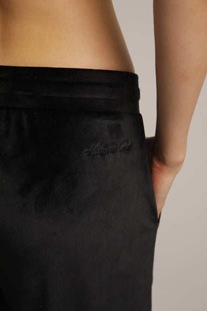 Velvet Straight Pants