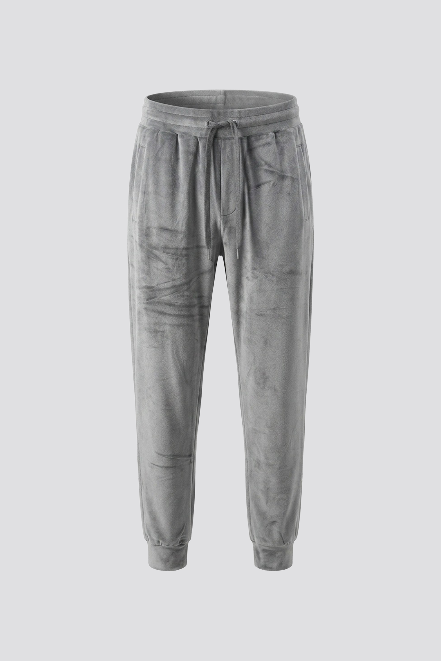 Velvet Cuffed Jog Pants