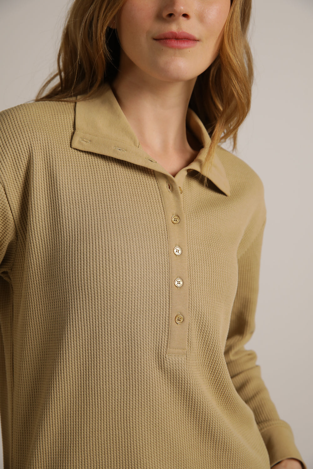 Waffle Relaxed Polo