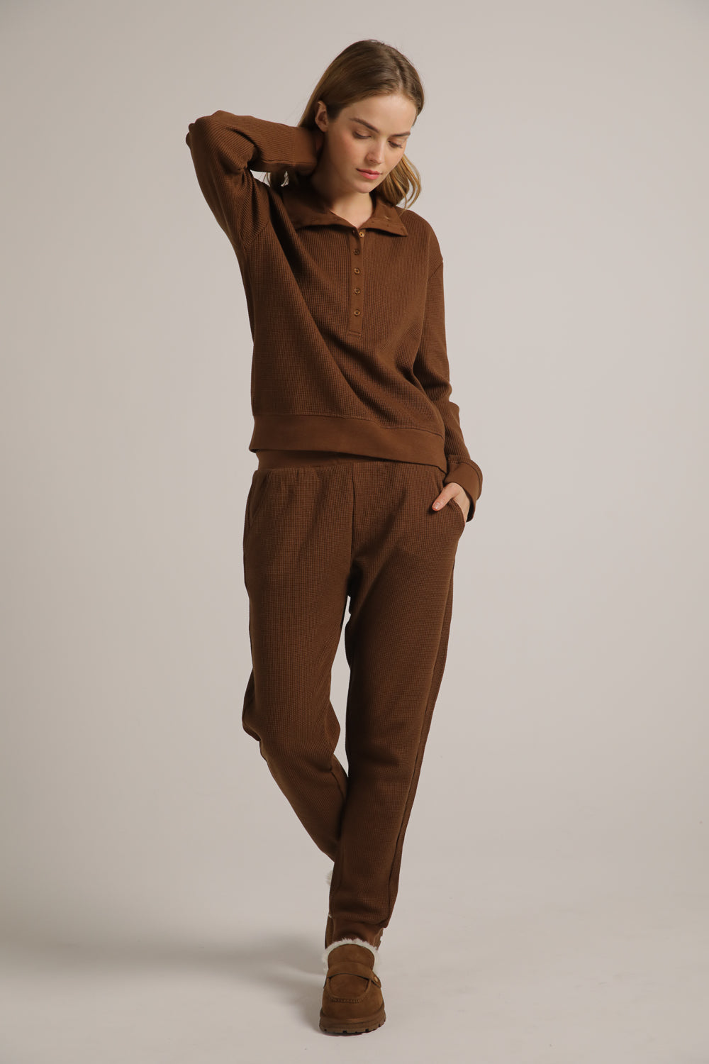 Waffle Relaxed Polo