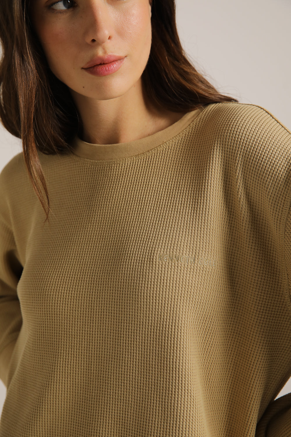 Waffle Boxy Cardigan