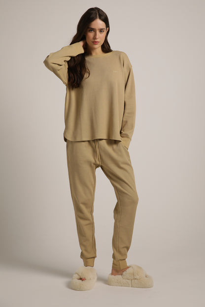 Waffle Boxy Cardigan