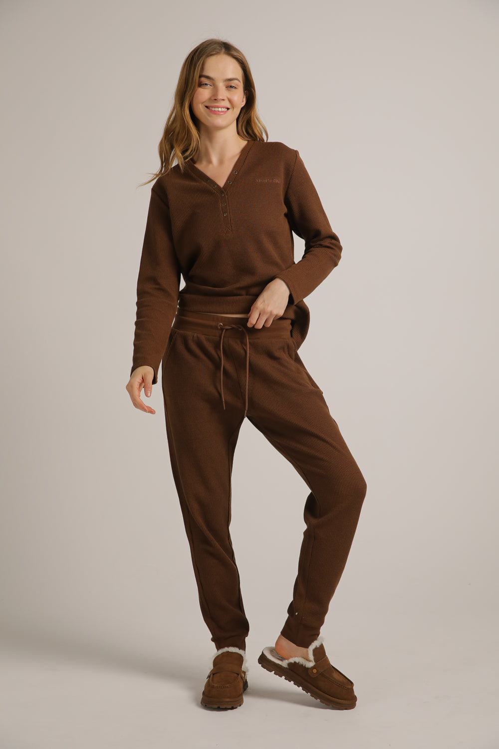 Waffle Cuffed Pants