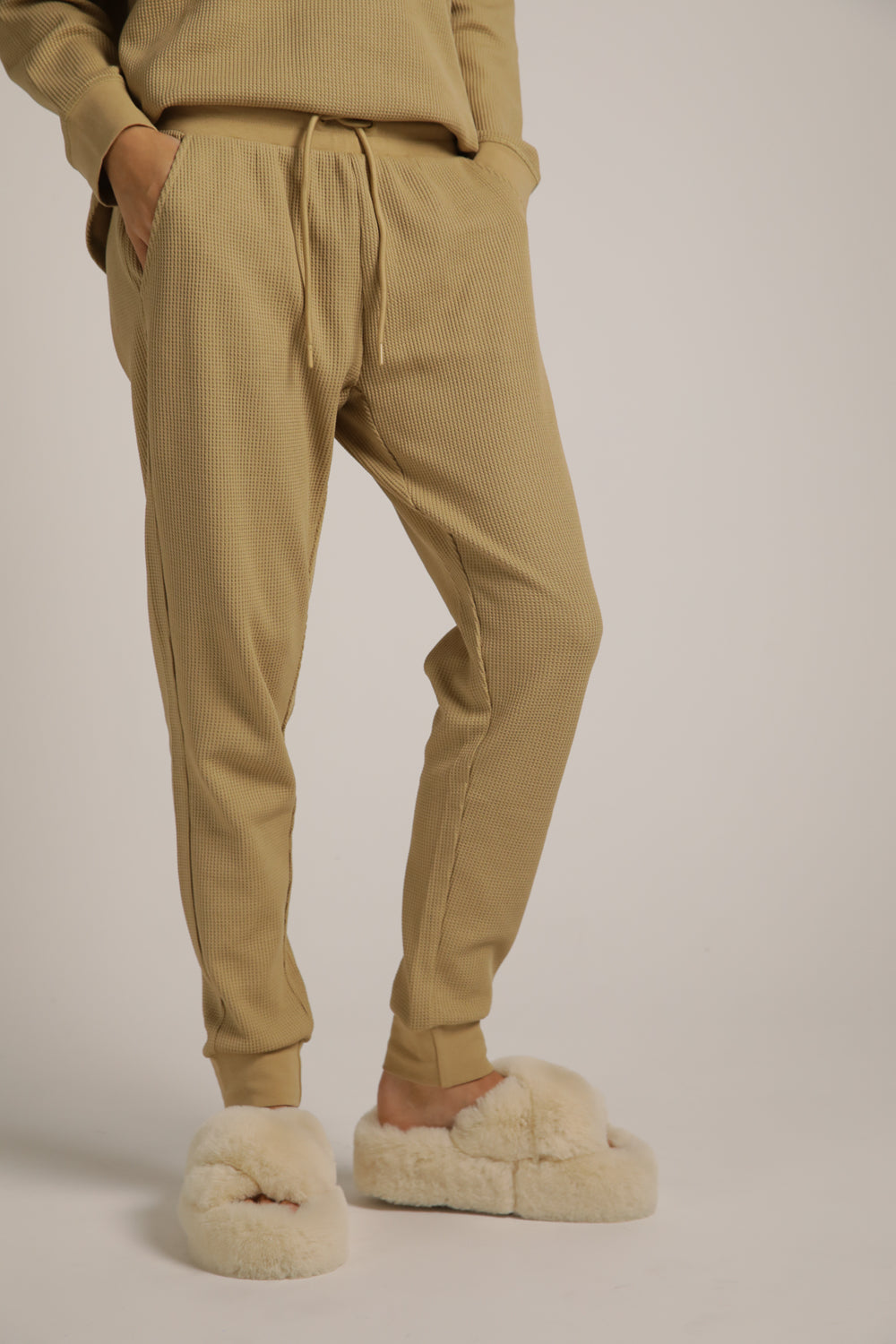 Waffle Cuffed Pants