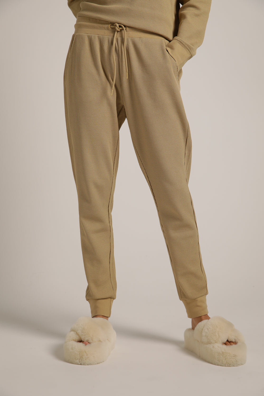 Waffle Cuffed Pants