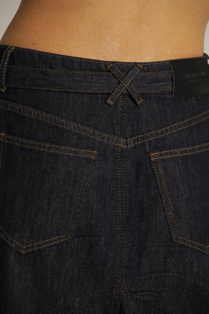 Midi Denim Skirt