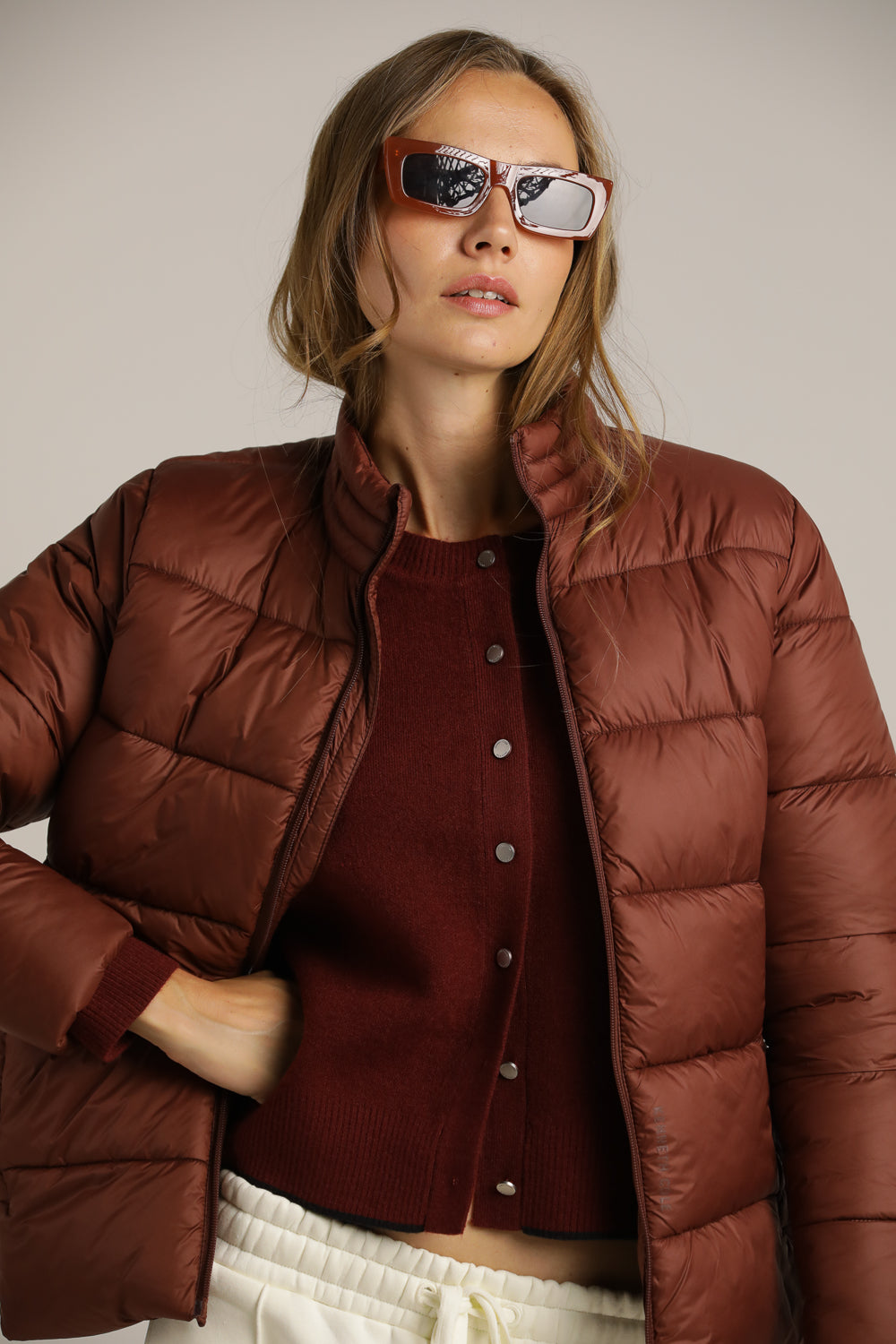 Puffer Jacket For Women In Polyester