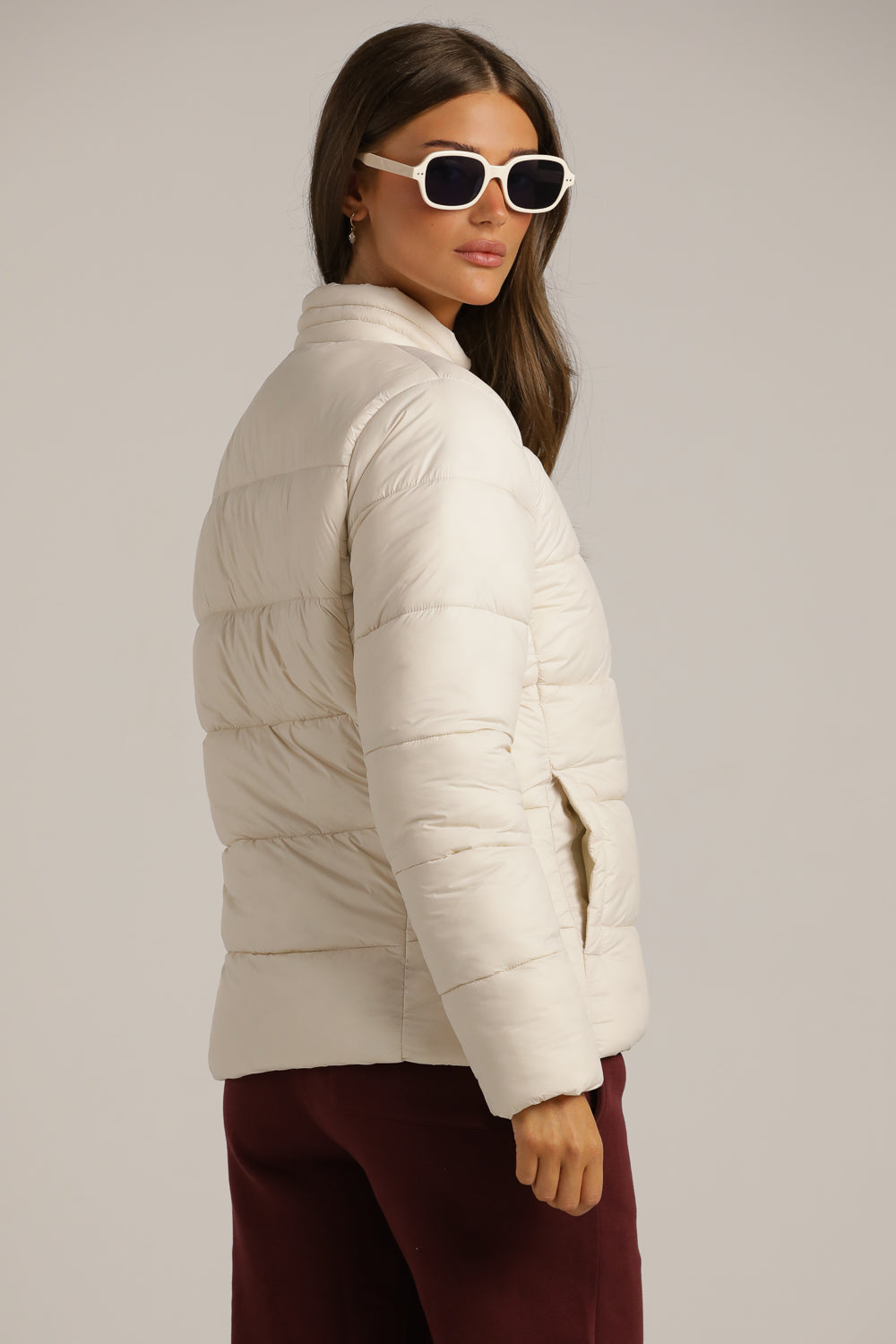 Puffer Jacket For Women In Polyester